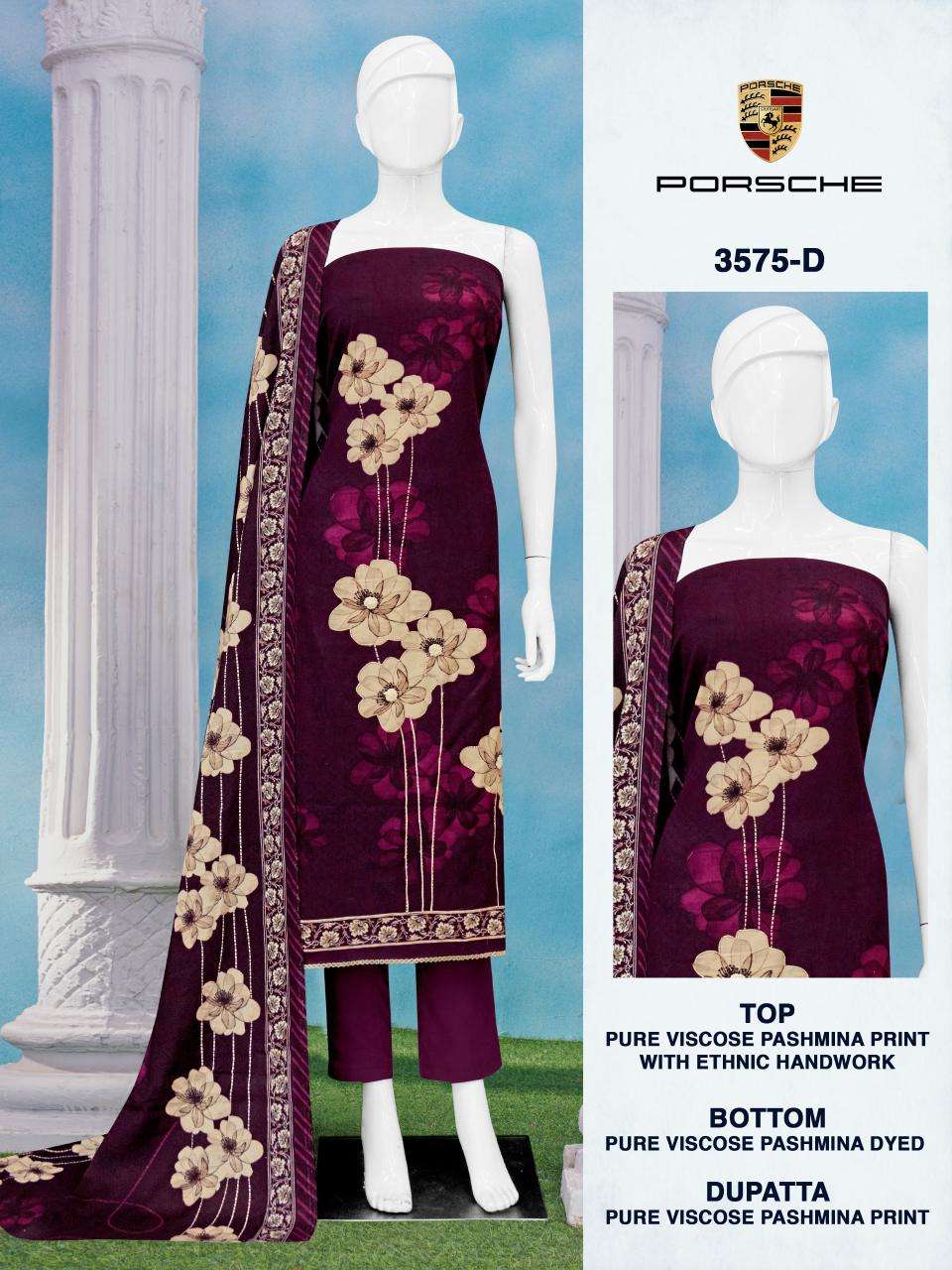 Bipson prints porsche 3575 Dress material wholesale suppliers in Delhi