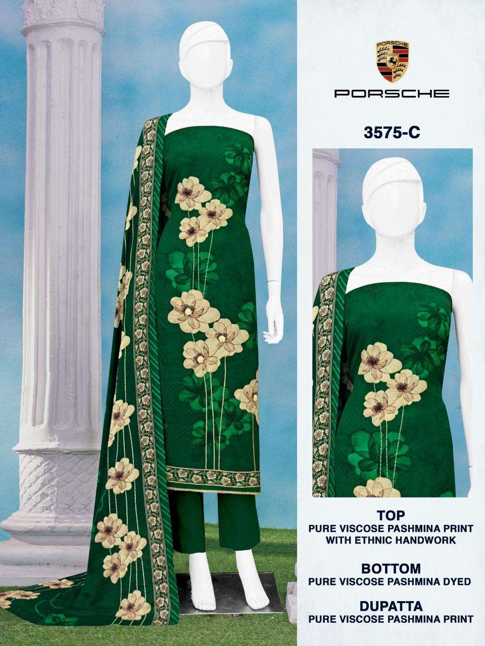 Bipson prints porsche 3575 Dress material wholesale suppliers in Delhi