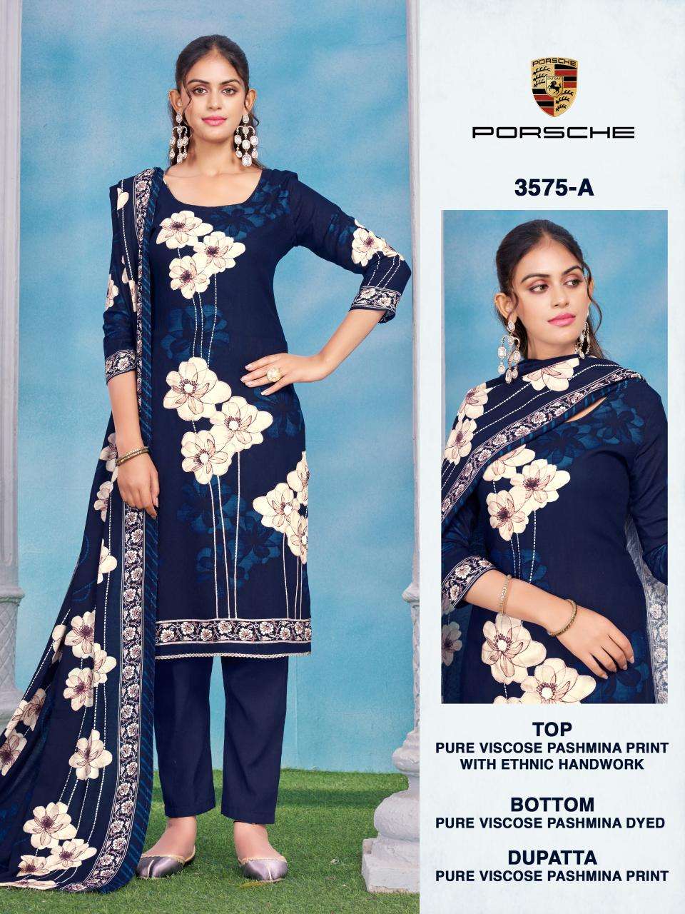 Bipson prints porsche 3575 Dress material wholesale suppliers in Delhi