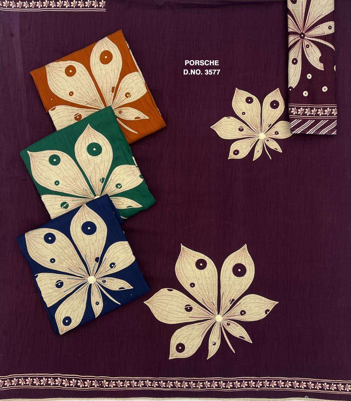 Bipson prints porsche 3577  Dress materials in bulk price in Delhi