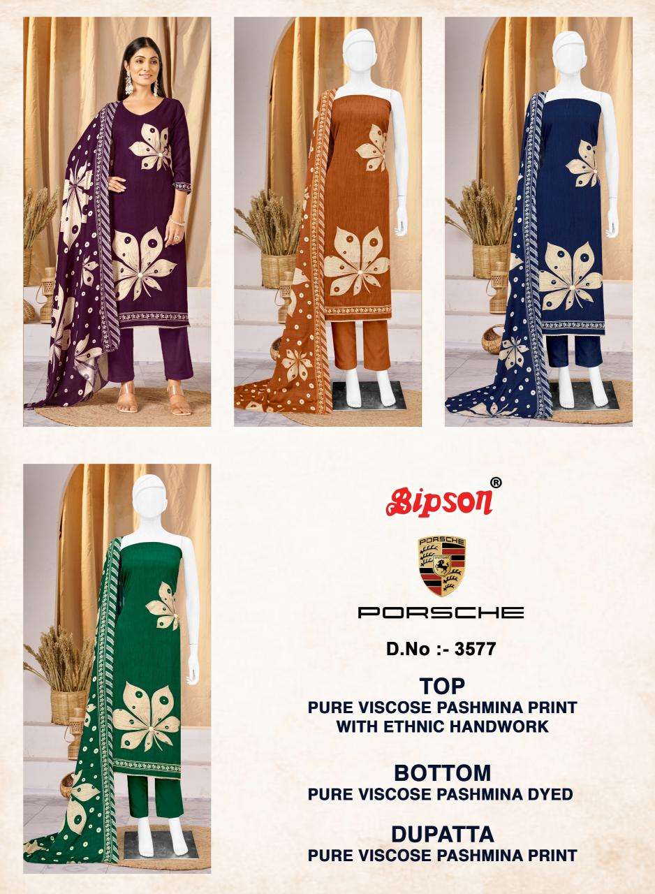 Bipson prints porsche 3577  Dress materials in bulk price in Delhi