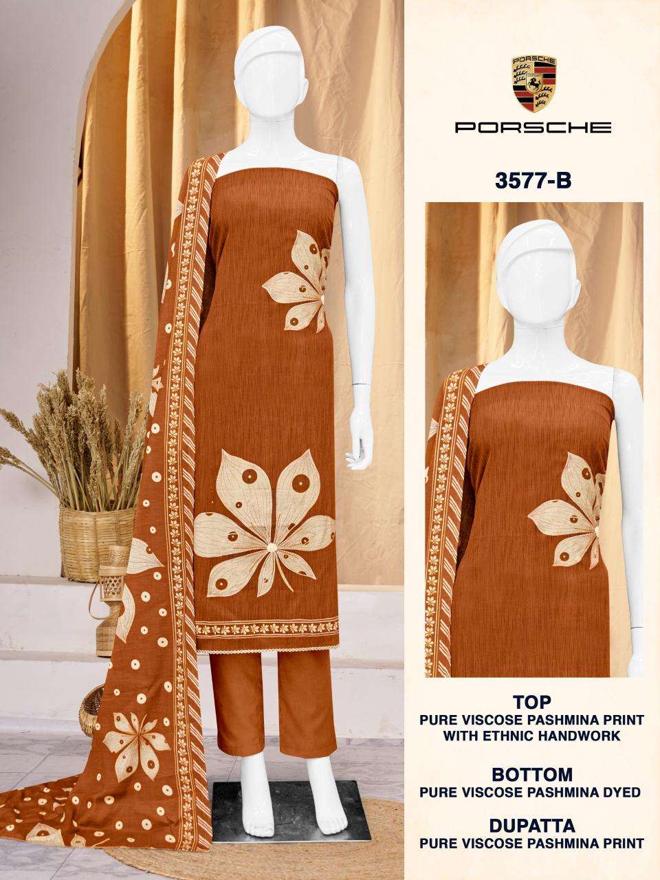 Bipson prints porsche 3577  Dress materials in bulk price in Delhi