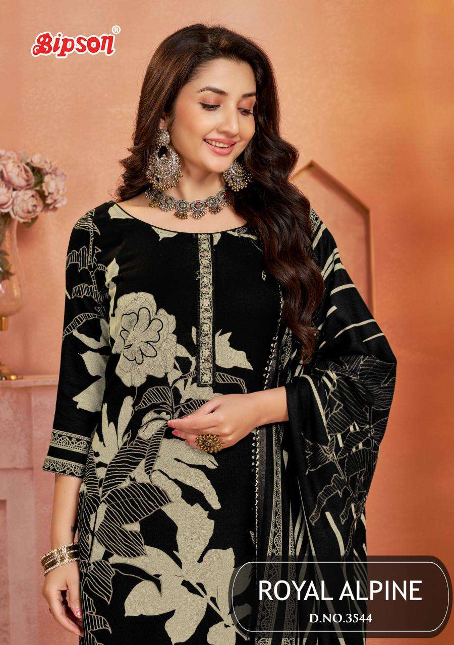 Bipson prints royal alpine 3544 wholesale dress materials in mumbai