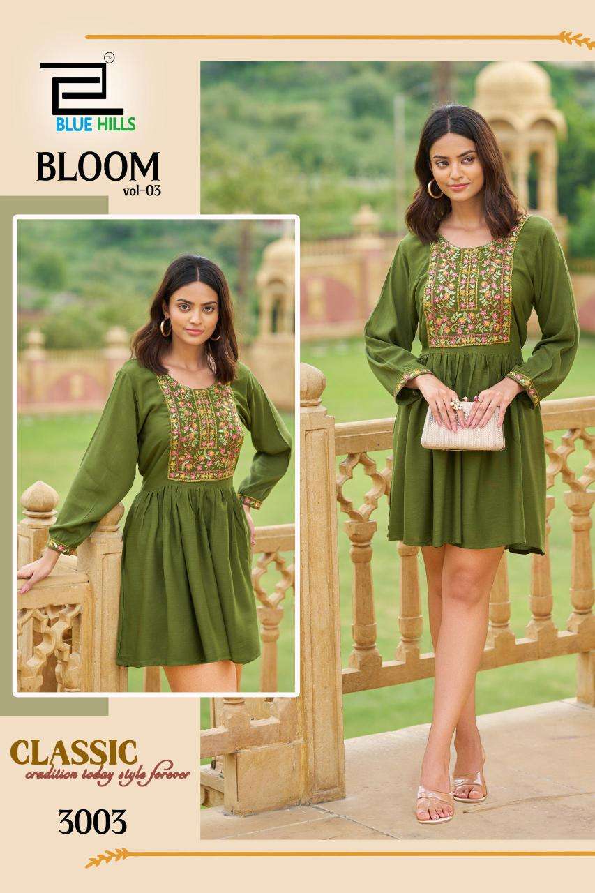 Blue hills bloom vol 3 Wholesale kurtis in India