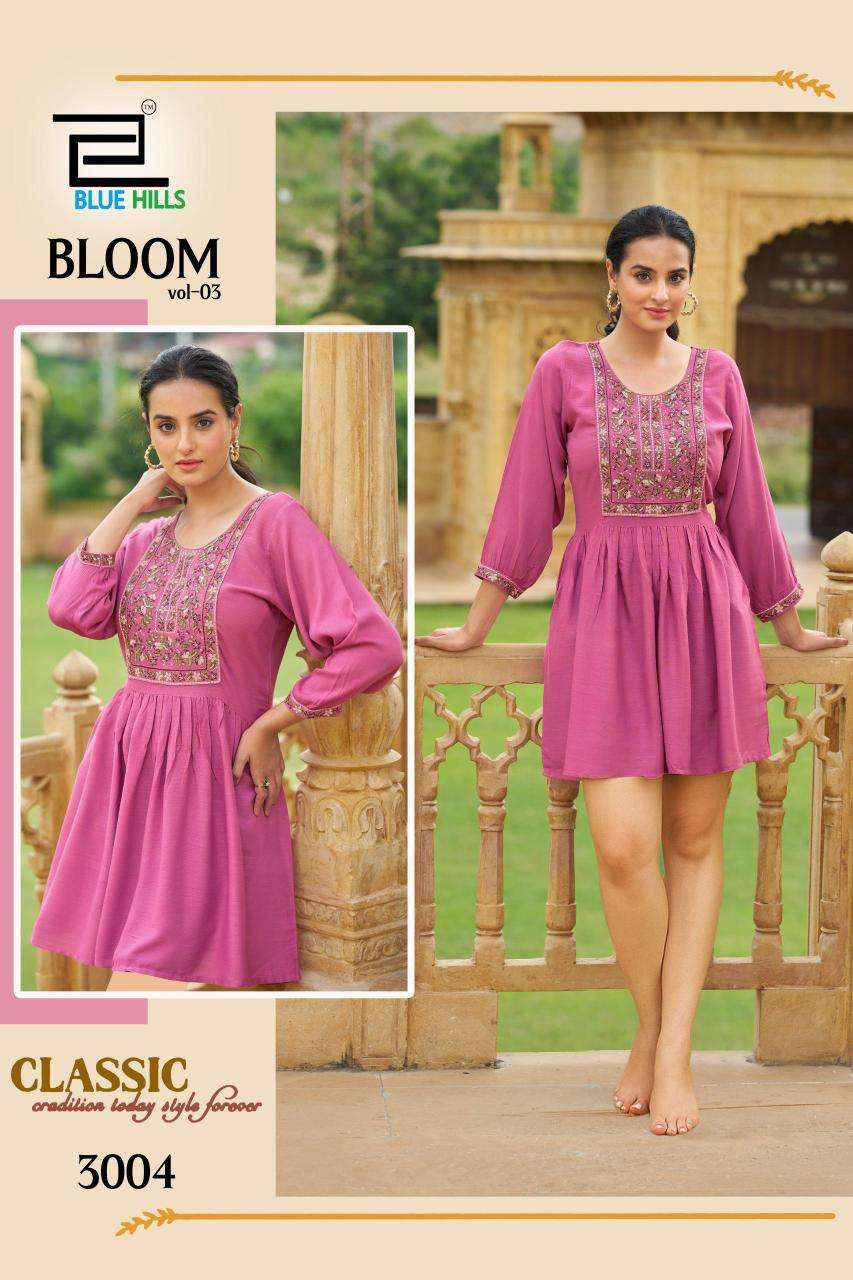 Blue hills bloom vol 3 Wholesale kurtis in India