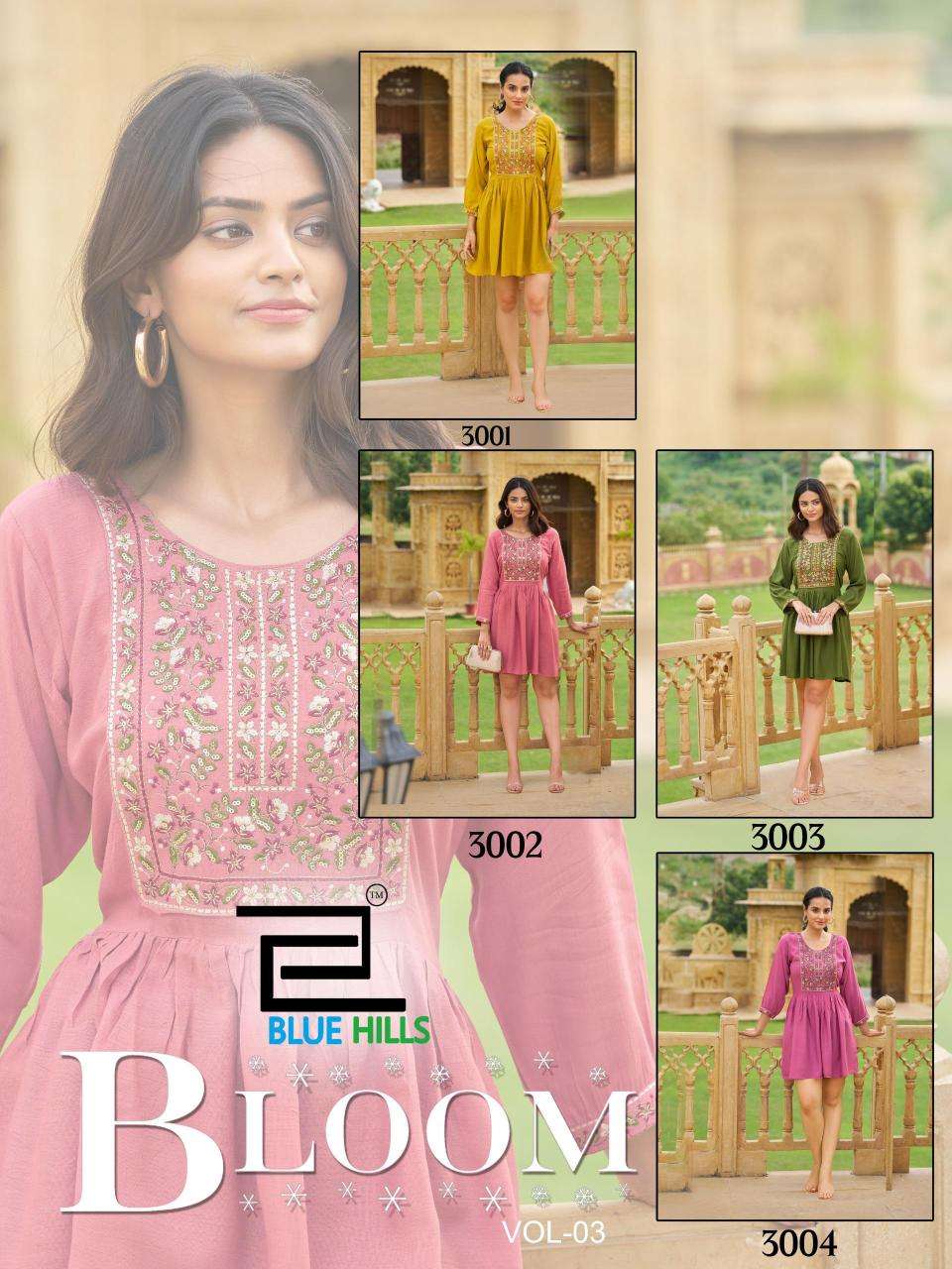 Blue hills bloom vol 3 Wholesale kurtis in India