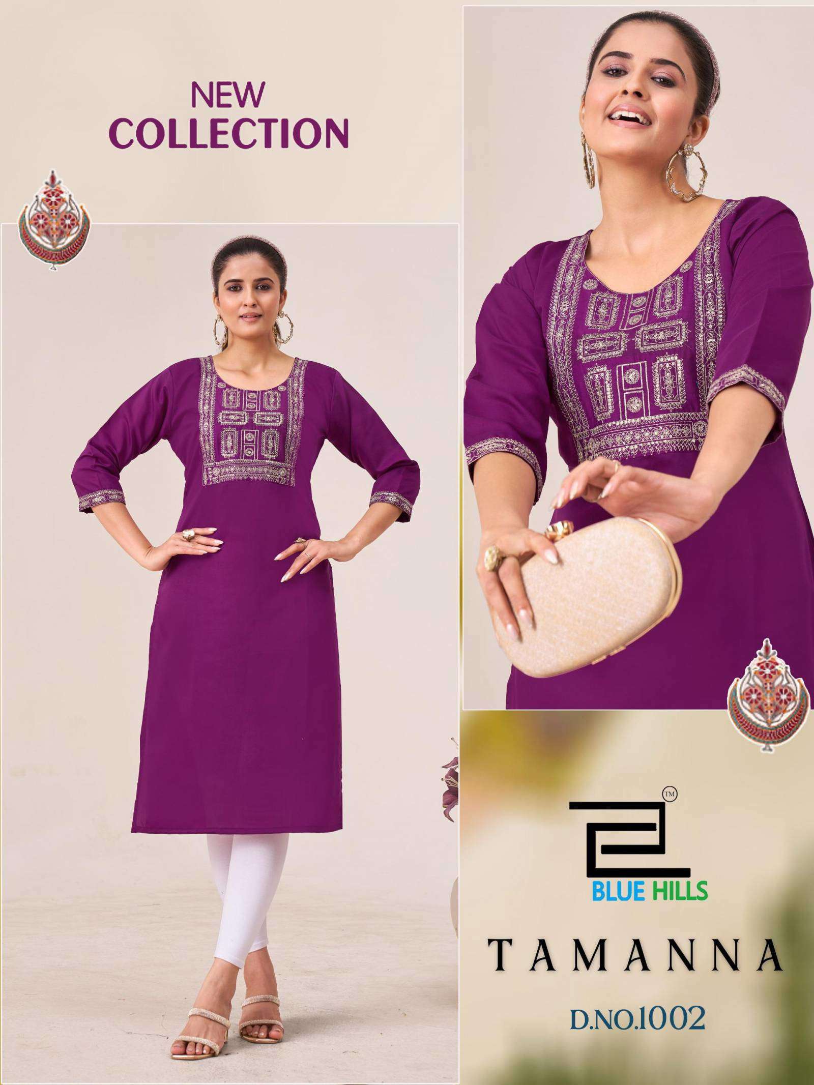 Blue Hills Tamanna Designer kurti manufacturers in Hyderabad