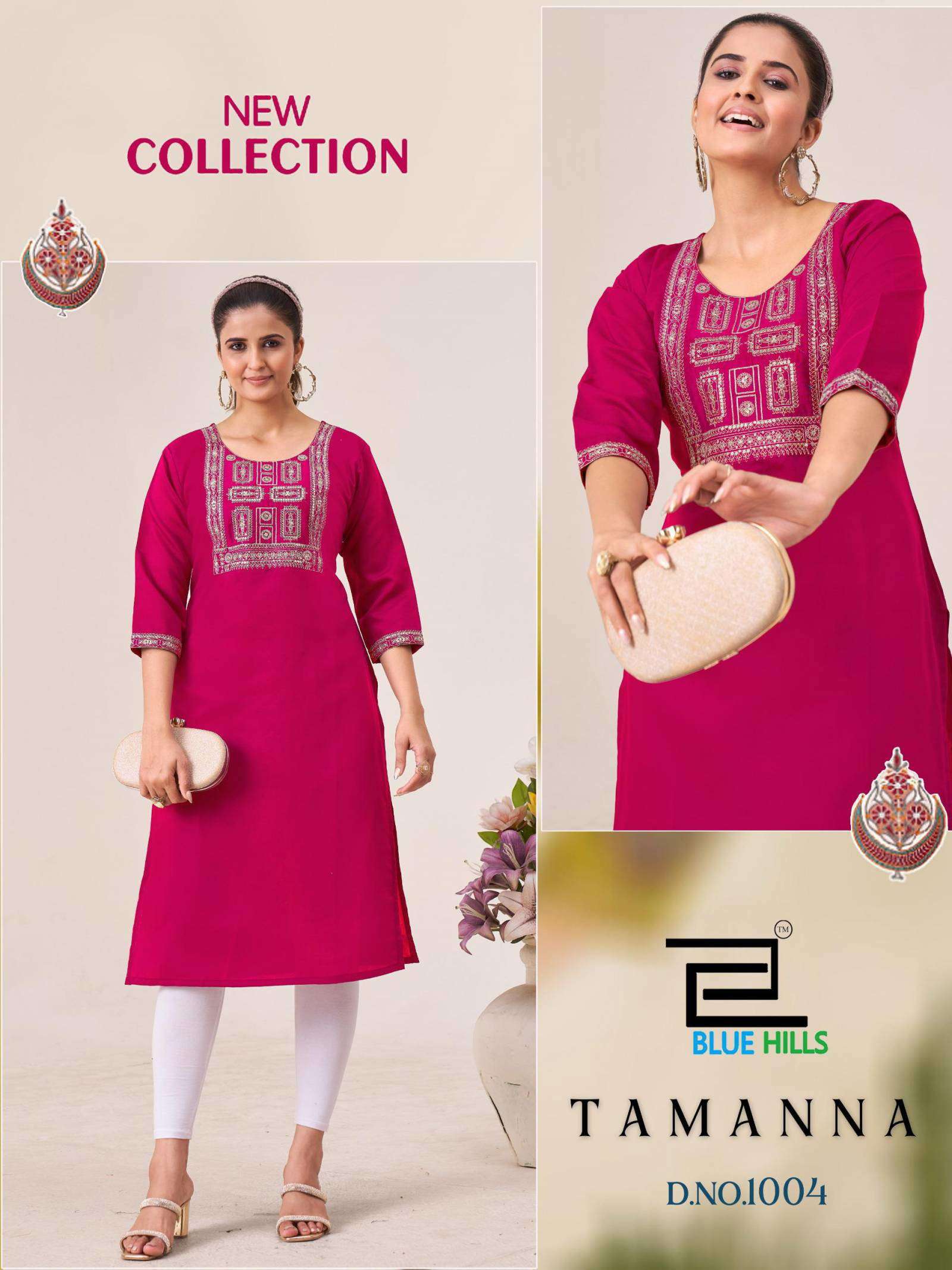 Blue Hills Tamanna Designer kurti manufacturers in Hyderabad