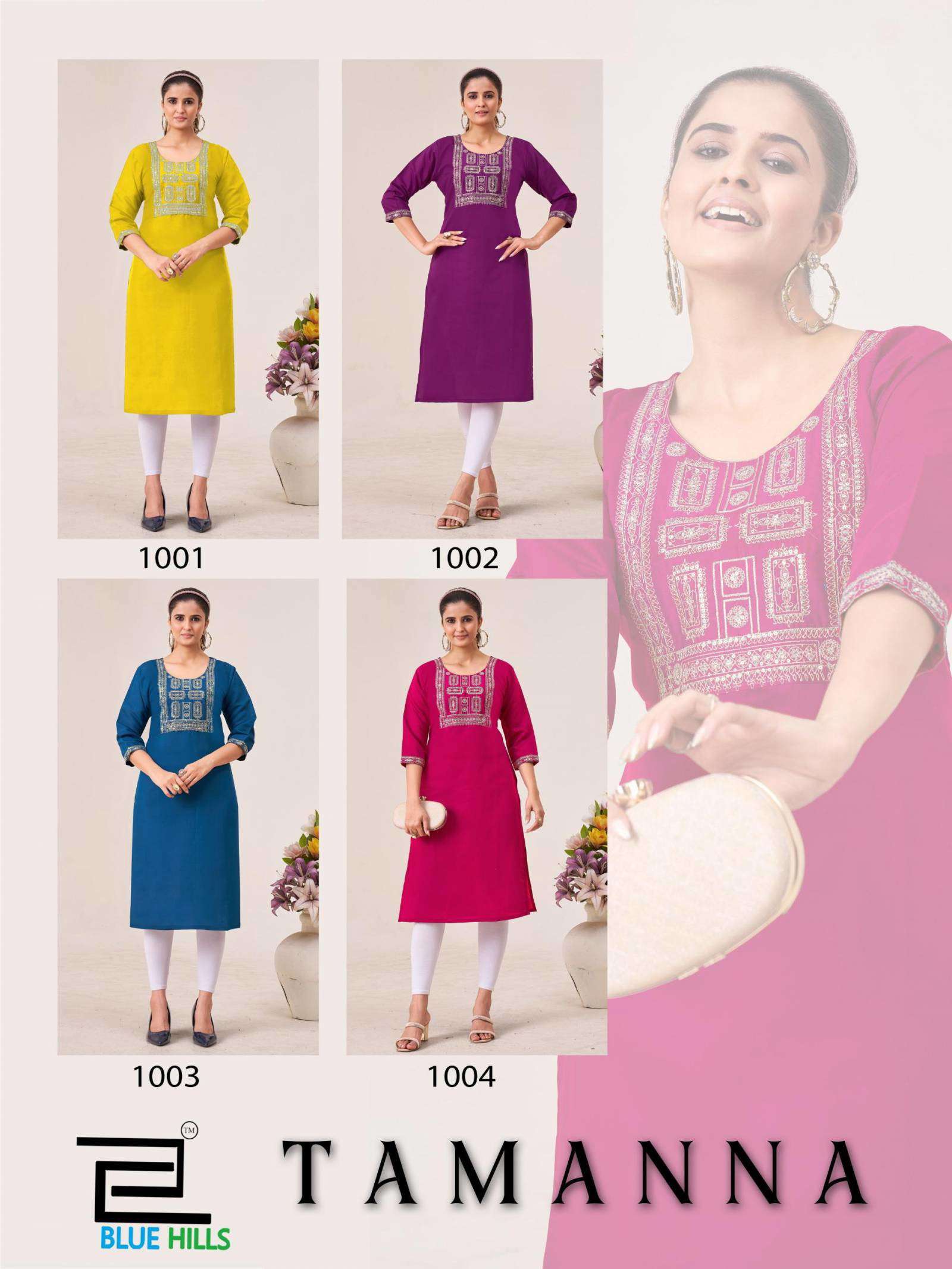 Blue Hills Tamanna Designer kurti manufacturers in Hyderabad