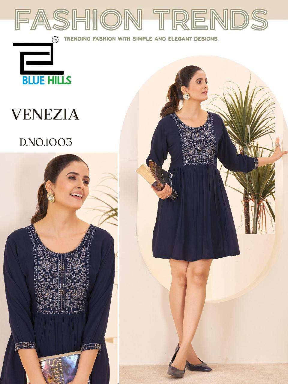Blue hills venezia Wholesale kurti manufacturers in India