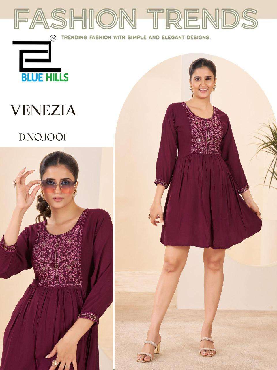 Blue hills venezia Wholesale kurti manufacturers in India