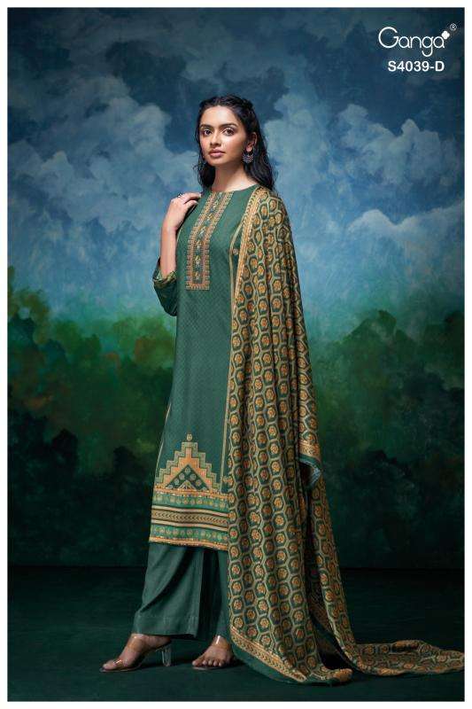 Ganga anara 4039 Wholesale designer dress material in Surat
