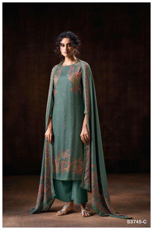 Ganga darsie 3745 surat wholesale dress market address