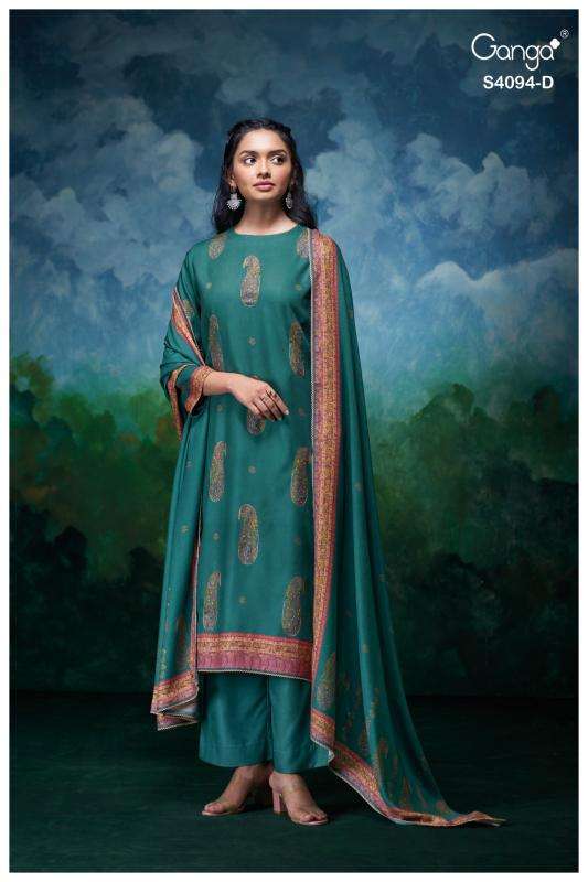 Ganga hyora 4094 Surat dress material online wholesale