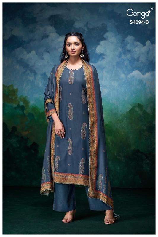 Ganga hyora 4094 Surat dress material online wholesale