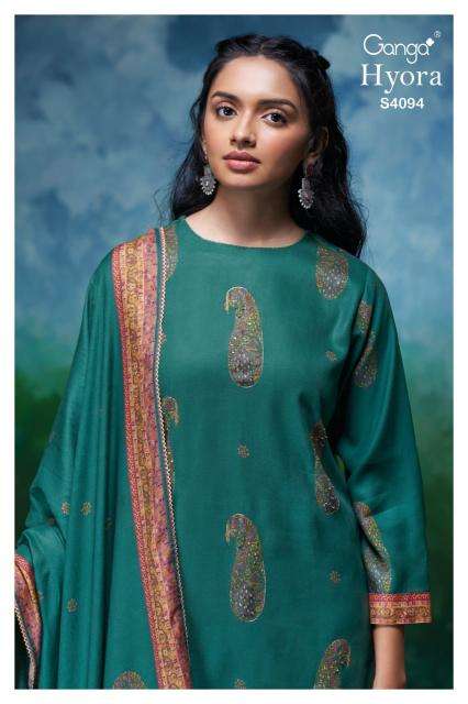 Ganga hyora 4094 Surat dress material online wholesale