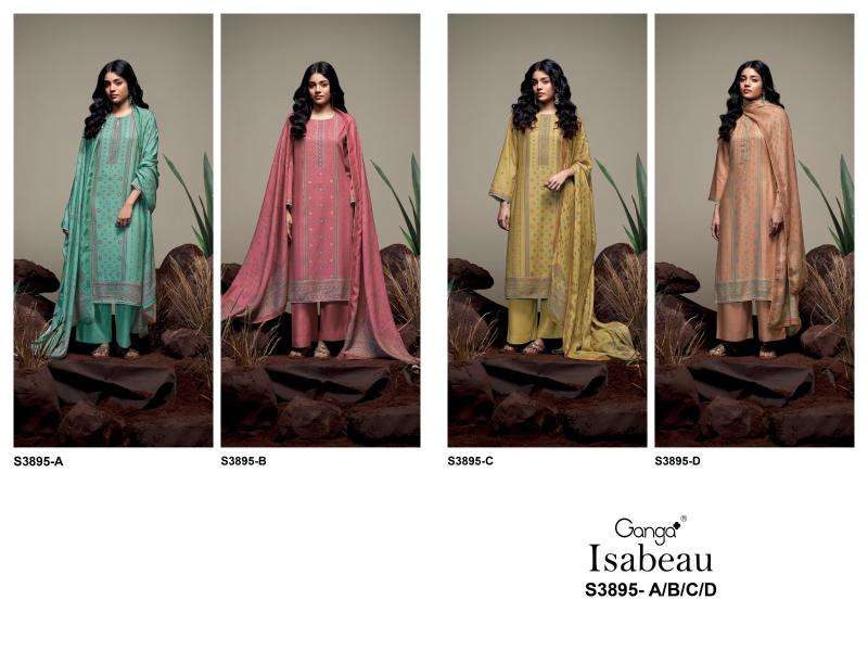 Ganga isabeau 3895 Dress material online Mumbai