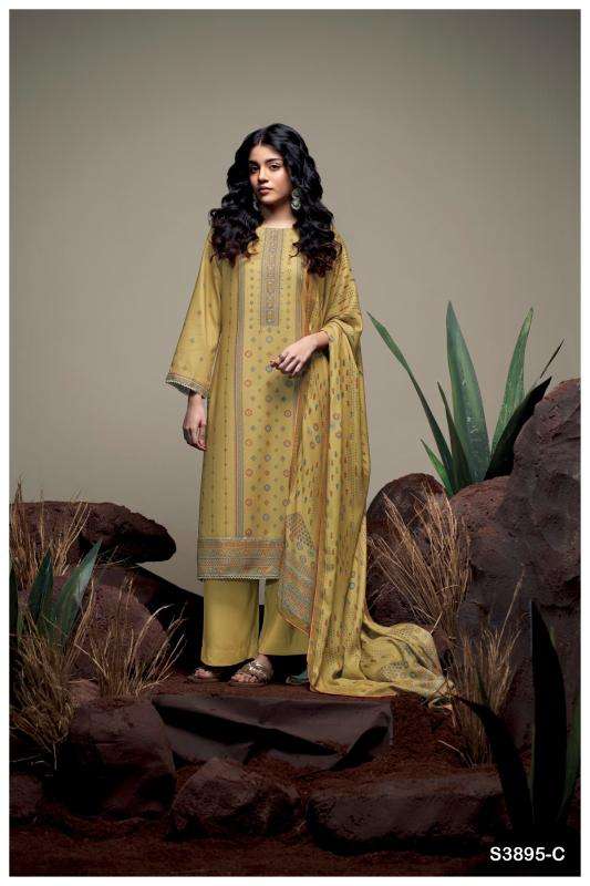Ganga isabeau 3895 Dress material online Mumbai