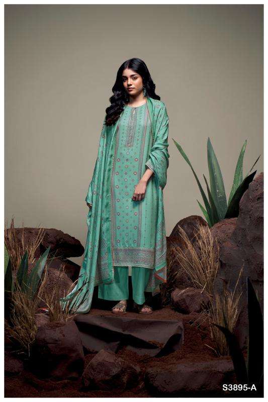 Ganga isabeau 3895 Dress material online Mumbai