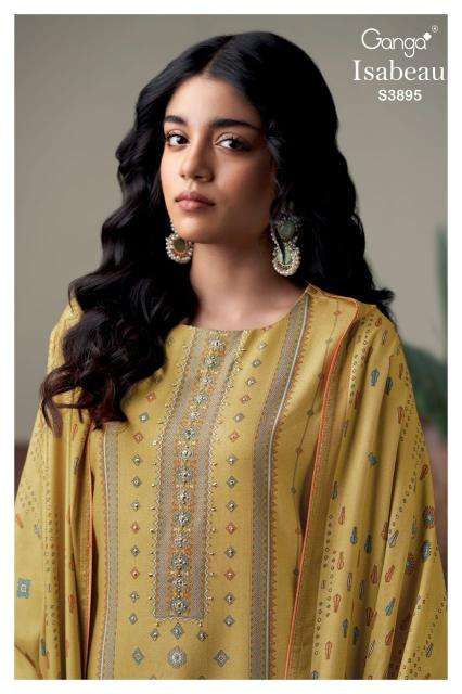 Ganga isabeau 3895 Dress material online Mumbai