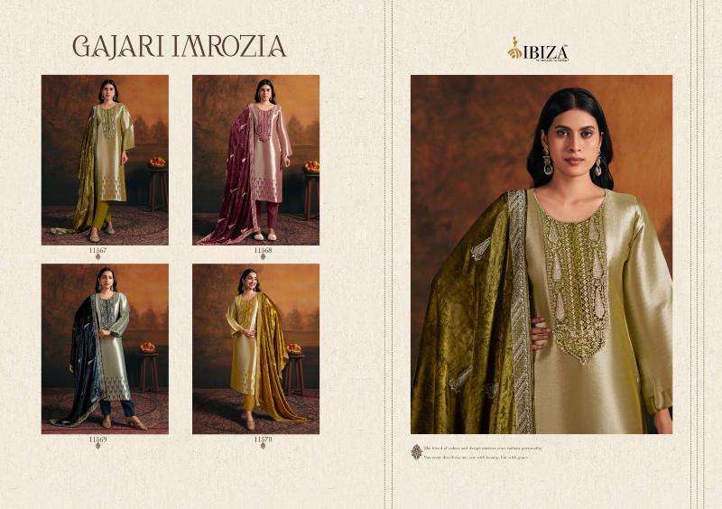 Ibiza gajari Wholesale designer dress materials in Bangalore