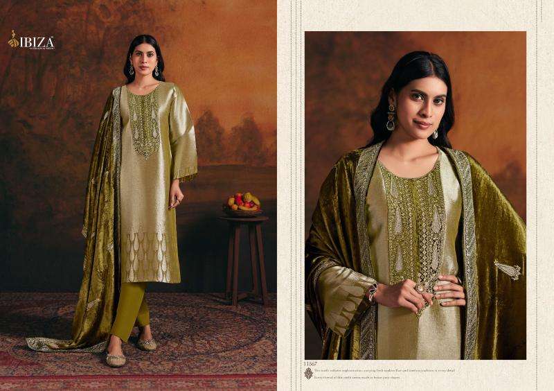Ibiza gajari Wholesale designer dress materials in Bangalore