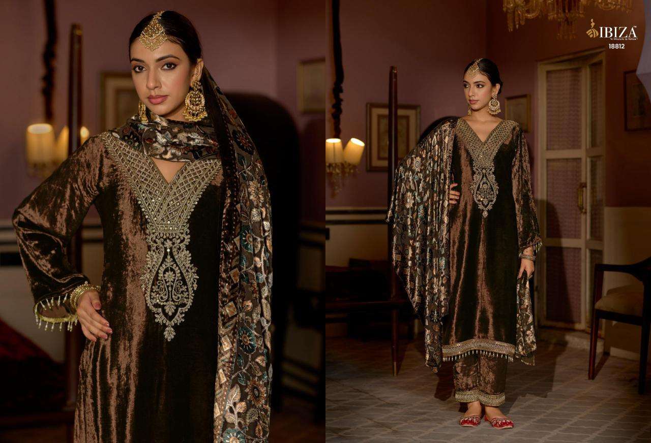 Ibiza henna Dress materials wholesale shops in Surat