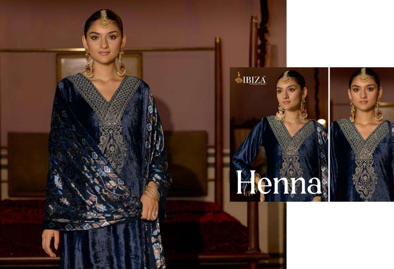 Ibiza henna Dress materials wholesale shops in Surat