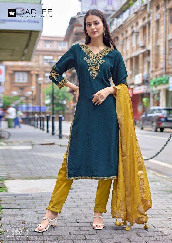 Kadlee khanak Kurti wholesale price in Surat