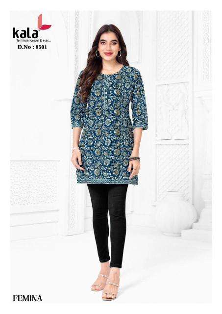 Kala femina vol-1 short top Kurtis bulk buy online
