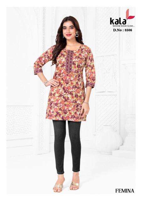 Kala femina vol-1 short top Kurtis bulk buy online