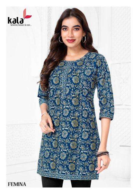 Kala femina vol-1 short top Kurtis bulk buy online