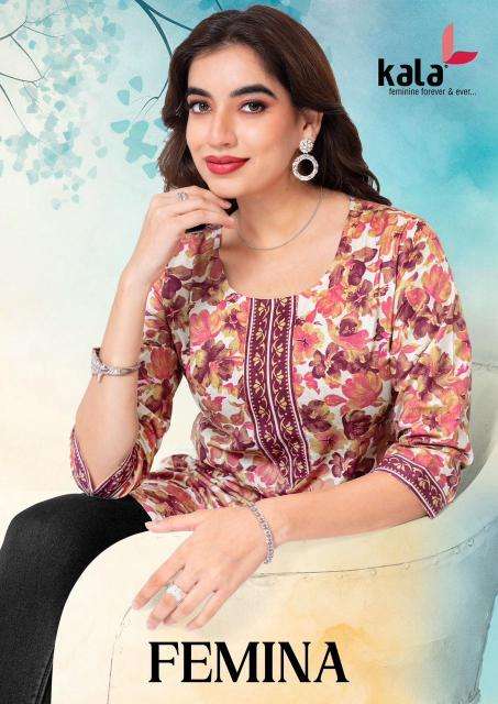 Kala femina vol-1 short top Kurtis bulk buy online