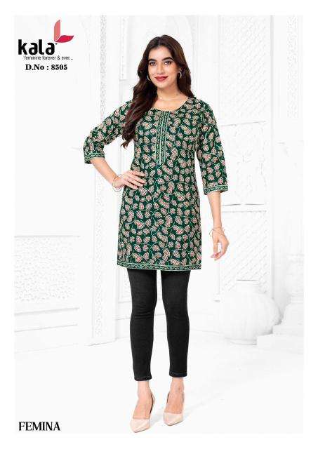 Kala femina vol-1 short top Kurtis bulk buy online