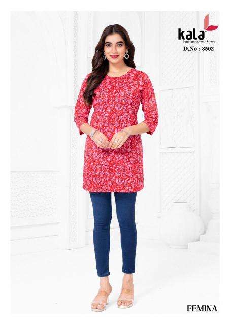 Kala femina vol-1 short top Kurtis bulk buy online