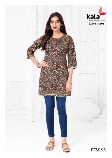 Kala femina vol-1 short top Kurtis bulk buy online