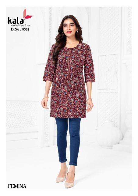 Kala femina vol-1 short top Kurtis bulk buy online