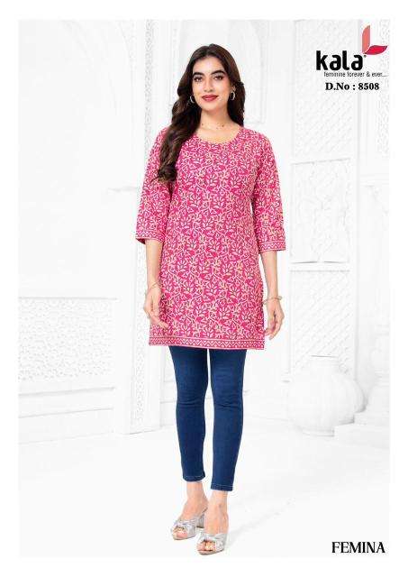 Kala femina vol-1 short top Kurtis bulk buy online