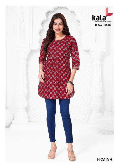Kala femina vol-1 short top Kurtis bulk buy online
