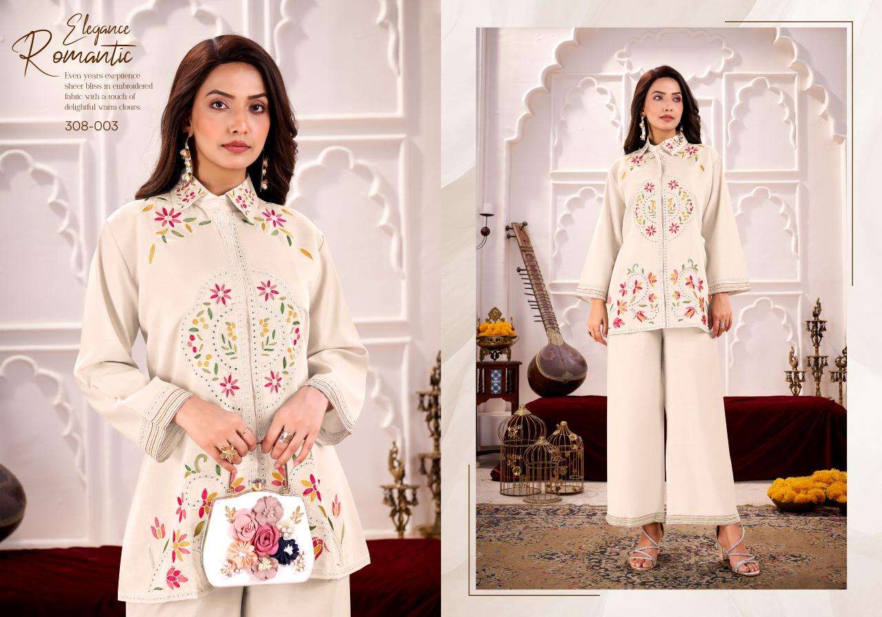 Karma gulrez lina coord set Casual Kurti manufacturers in Gujarat