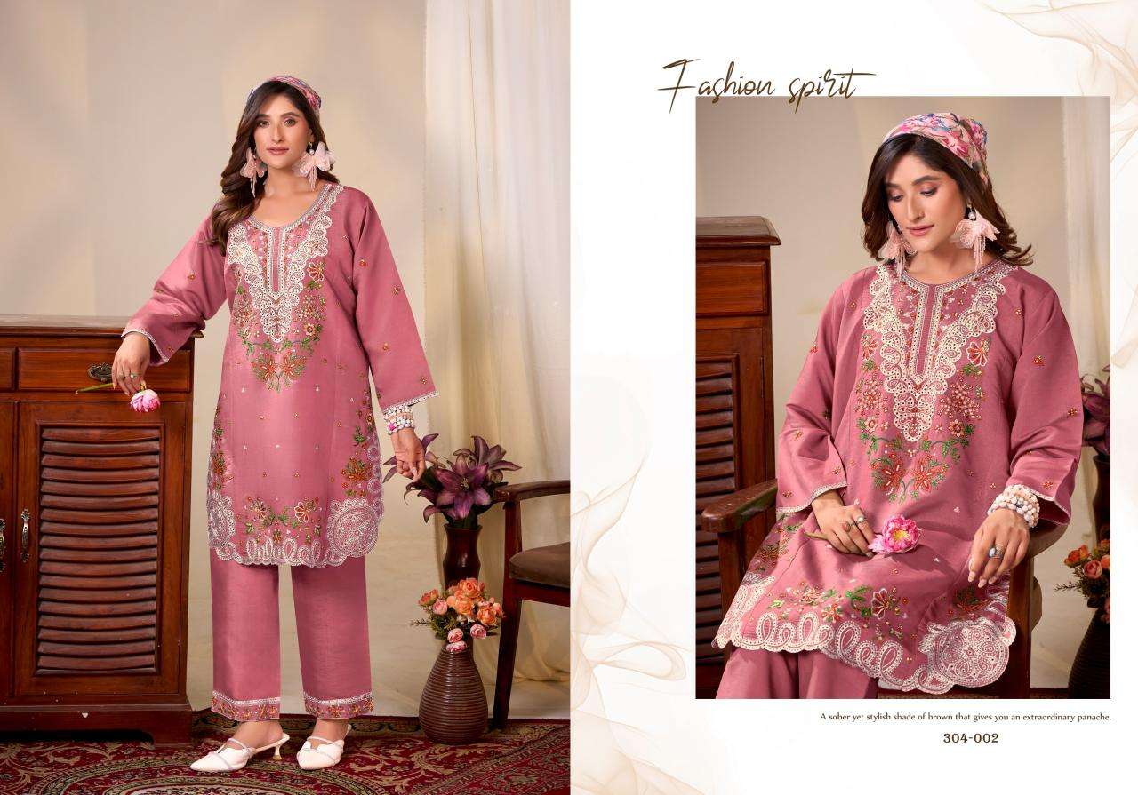 Karma gulrez mayesha coord set Ladies Kurti manufacturers in Gujarat