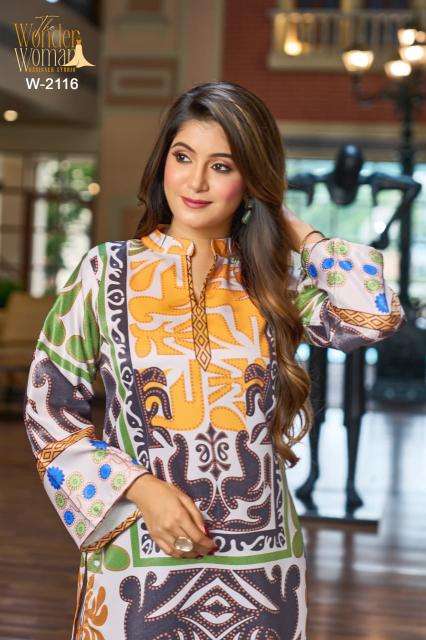 Karma the wonder woman coord set Latest Kurti designs