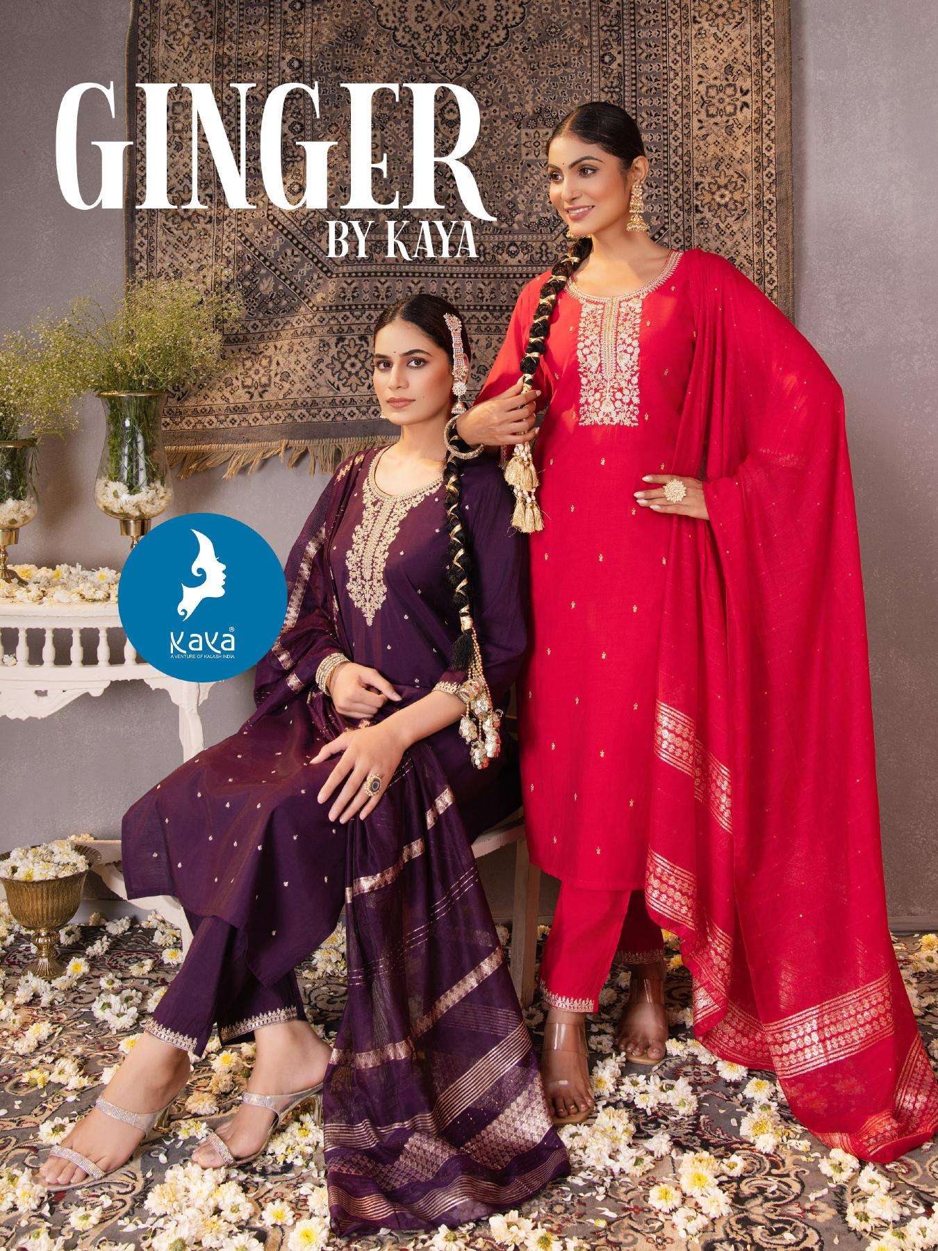 Kaya ginger Kurti supplier in Surat