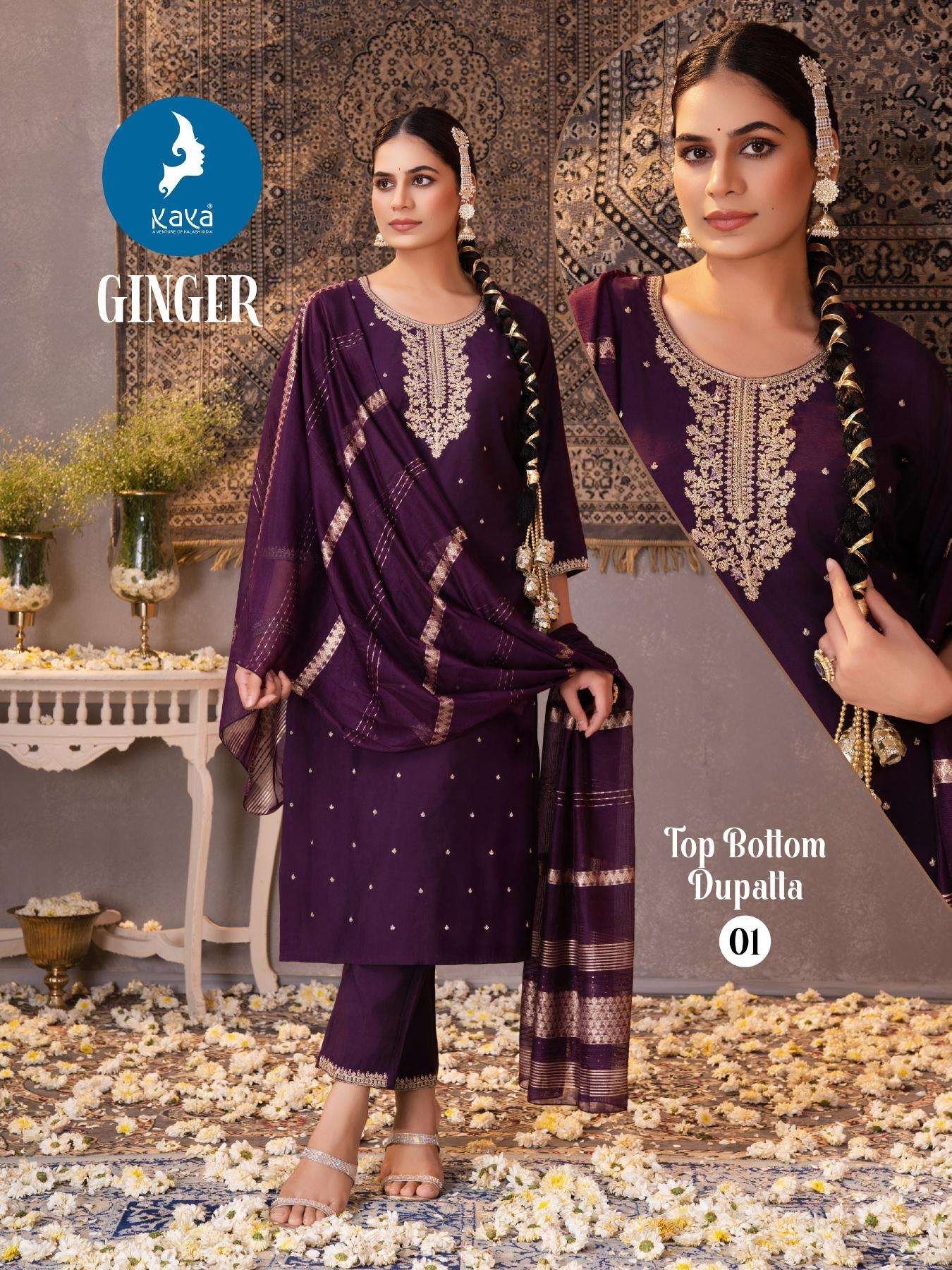 Kaya ginger Kurti supplier in Surat