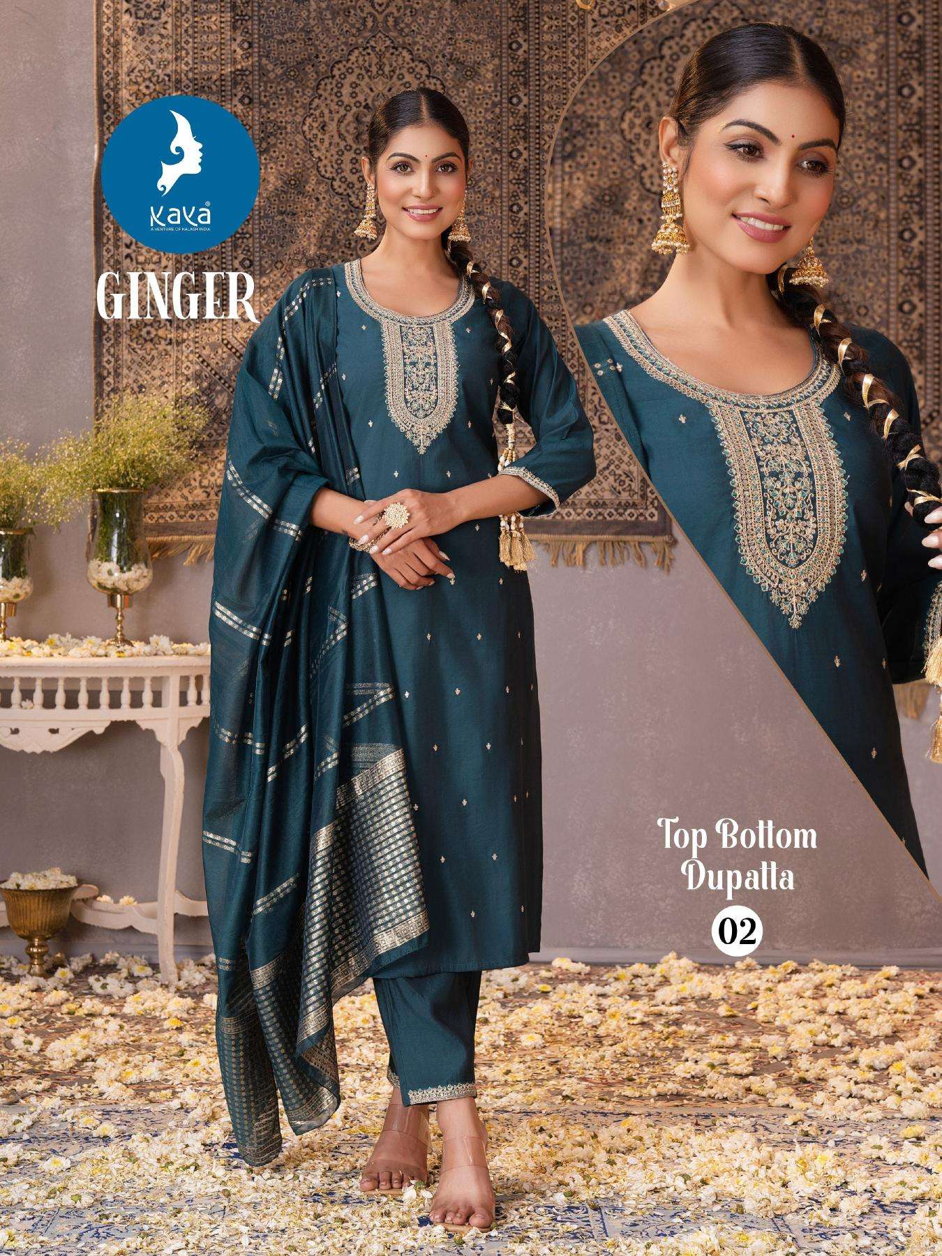 Kaya ginger Kurti supplier in Surat