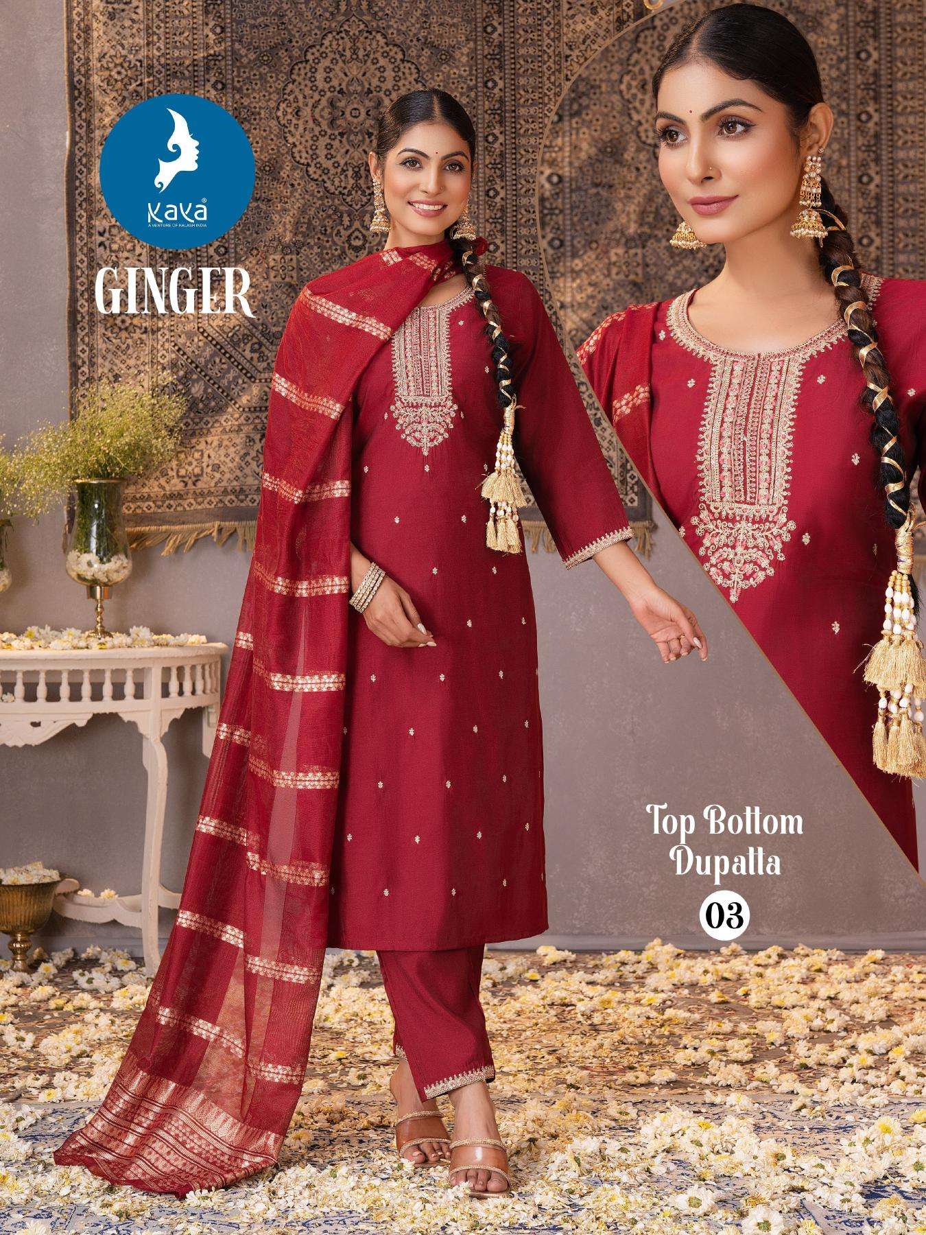 Kaya ginger Kurti supplier in Surat