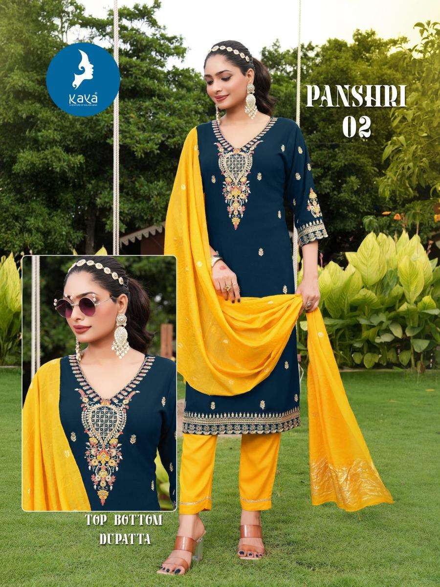 Kaya panshri v neck Kurti wholesalers in Surat
