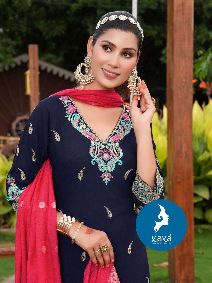 Kaya panshri v neck Kurti wholesalers in Surat