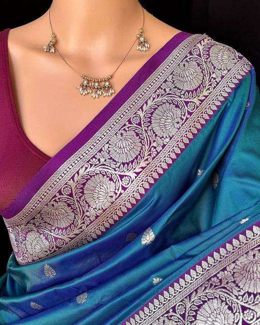 Krishnavi soft banarasi silk Designer saree market in Delhi