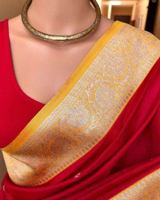 Krishnavi soft banarasi silk Designer saree market in Delhi
